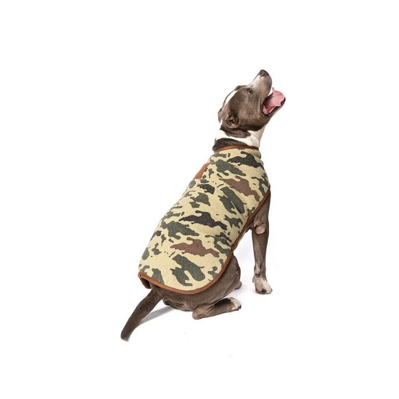 Chilly Dog Camouflage Wool Dog Blanket Winter Coat Sizes XS-XXL - Picture 2 of 3